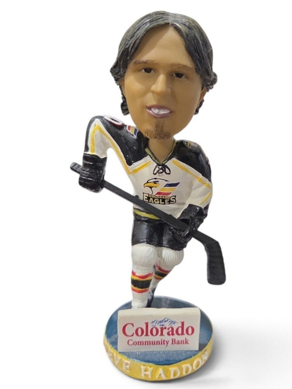 Colorado Eagles Hockey Player Steve Haddon #10 Bobblehead